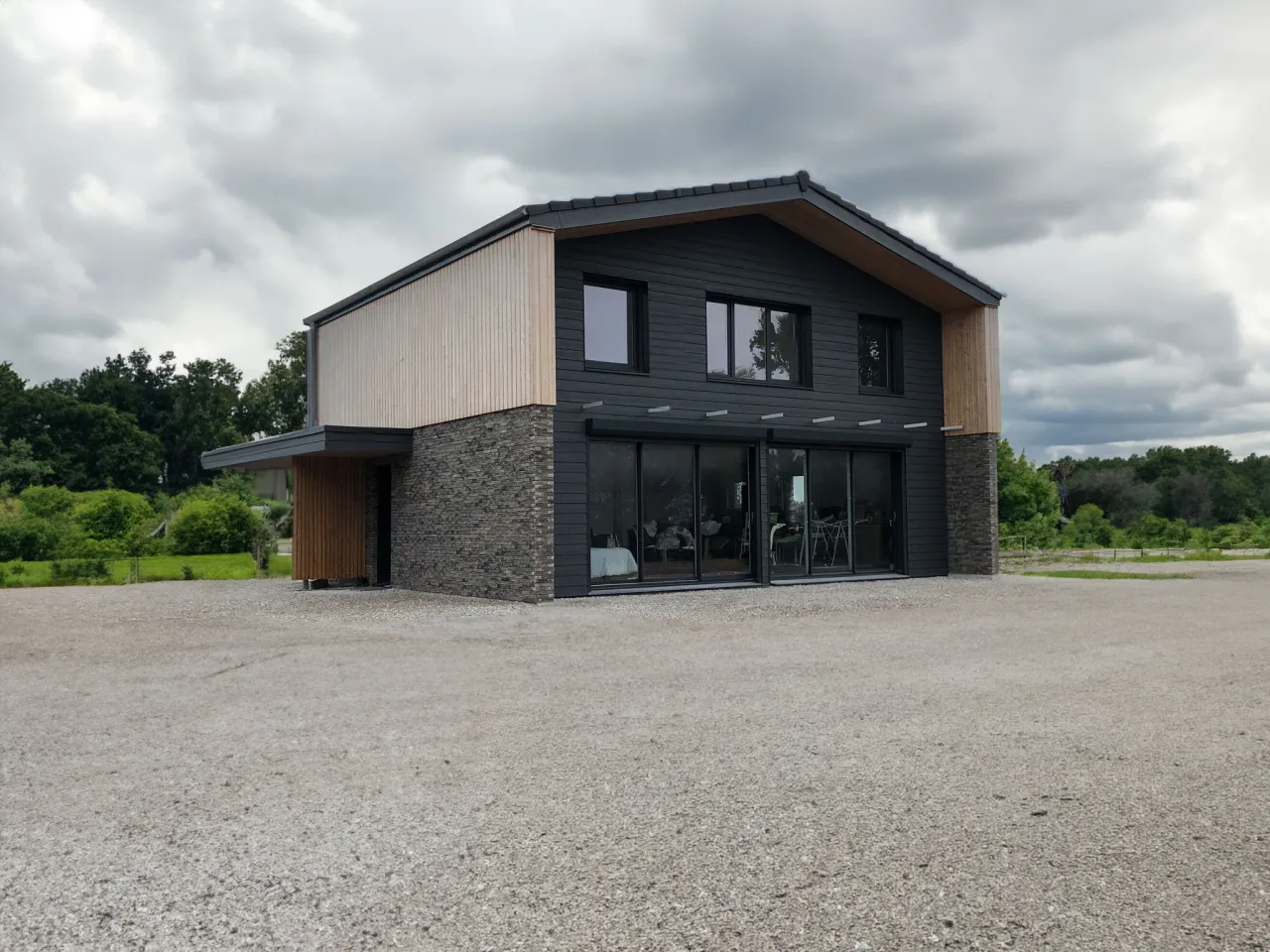 Réalisation maison bois à Rexpoede